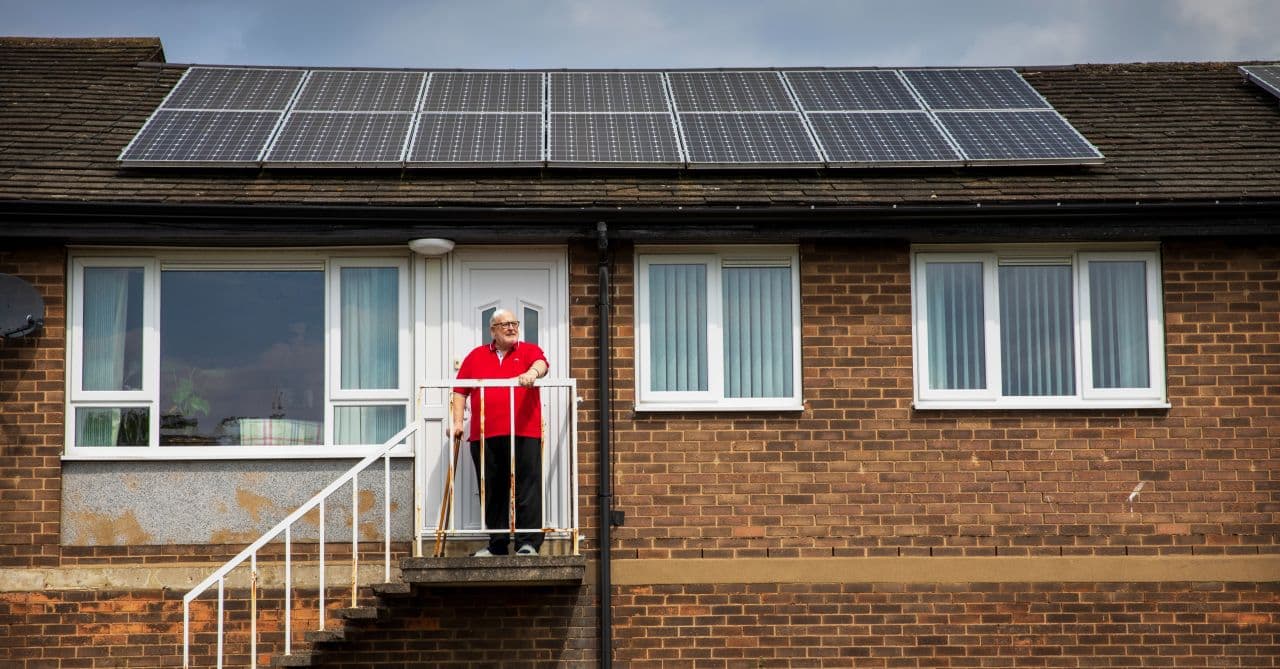 Man & Solar Home